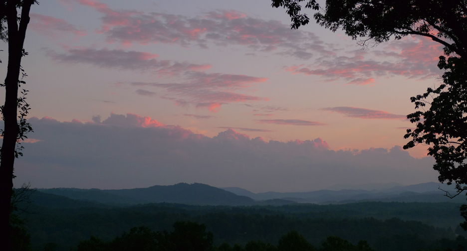 SUNSET AFTER A THUNDERSTORM