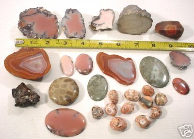 5. Same collection.They're from Michigan. Datolite, Thomsonite, Halfbreed, Petoskey stone, Lk. Sup. Agate and shot copper.