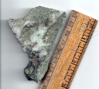 7. Was told by an expert, that this is most likely shot copper in Amygdeloid matrix. Lake Superior, Mich.
