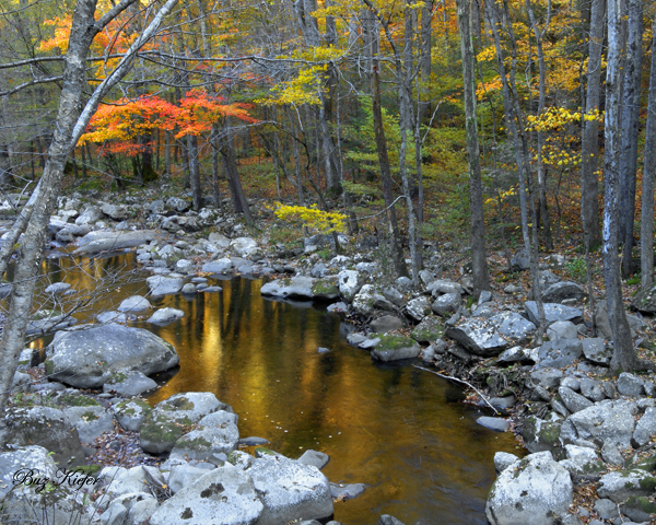 Beneath an Autumn Ridge III