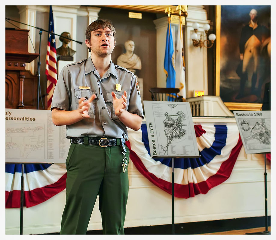 Our Guide in Historic Faneuil Hall