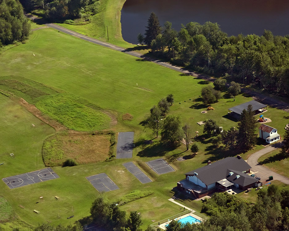 Aerial View of the JCC Camp at Daleville
