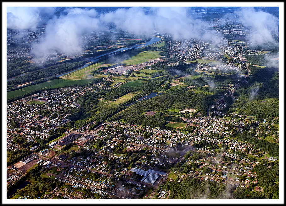 Northeastern PA from Above the Clouds
