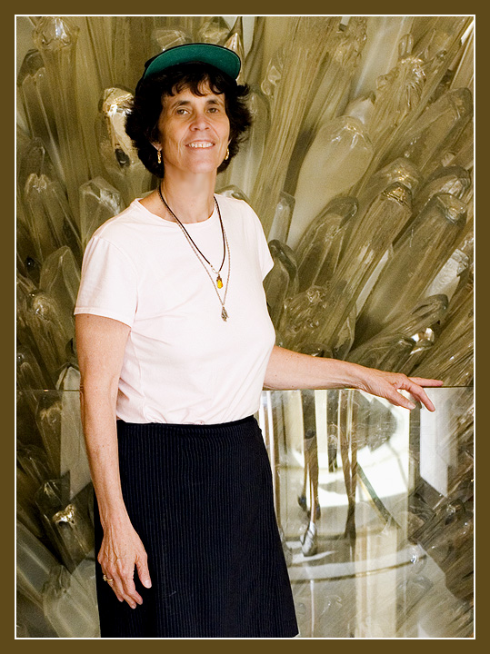 Unusual Glass Background at the Atlantis