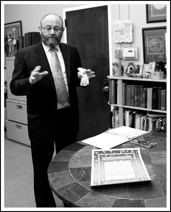 The Rabbi Explains the Signing of the Ketubah