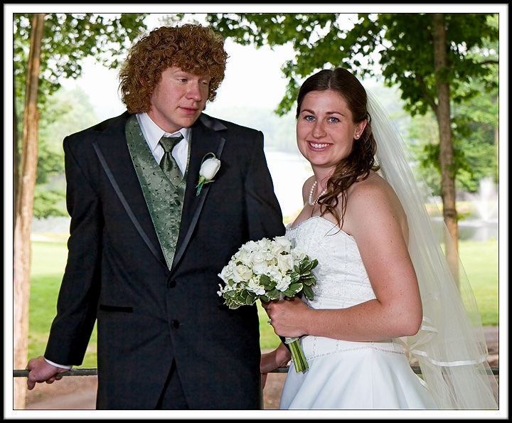 The Bride and Her Brother Under Difficult Conditions.