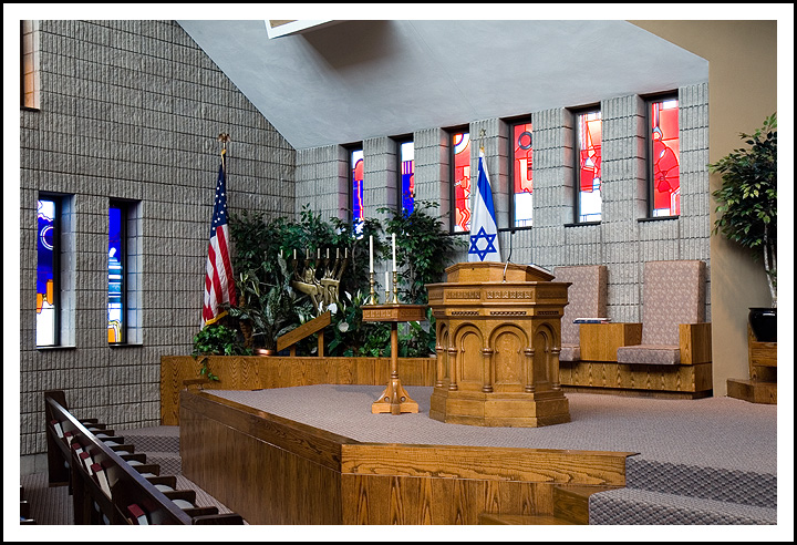 Wide Angle View of the Pulpit