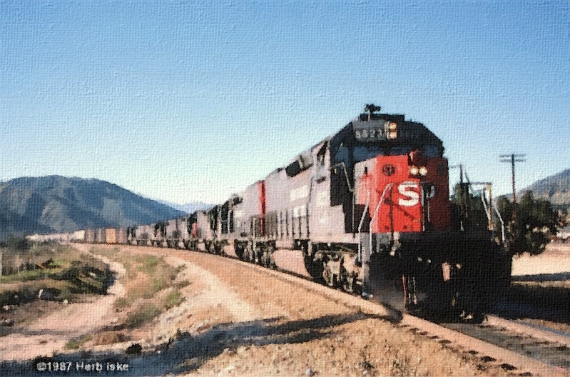 Southern Pacific Drifts Down the Cutoff