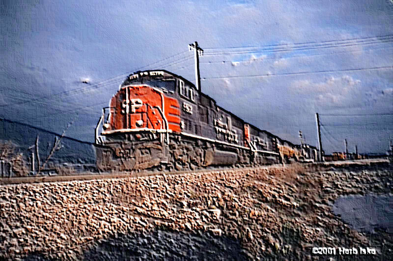 Southern Pacific Heads Up The Pass