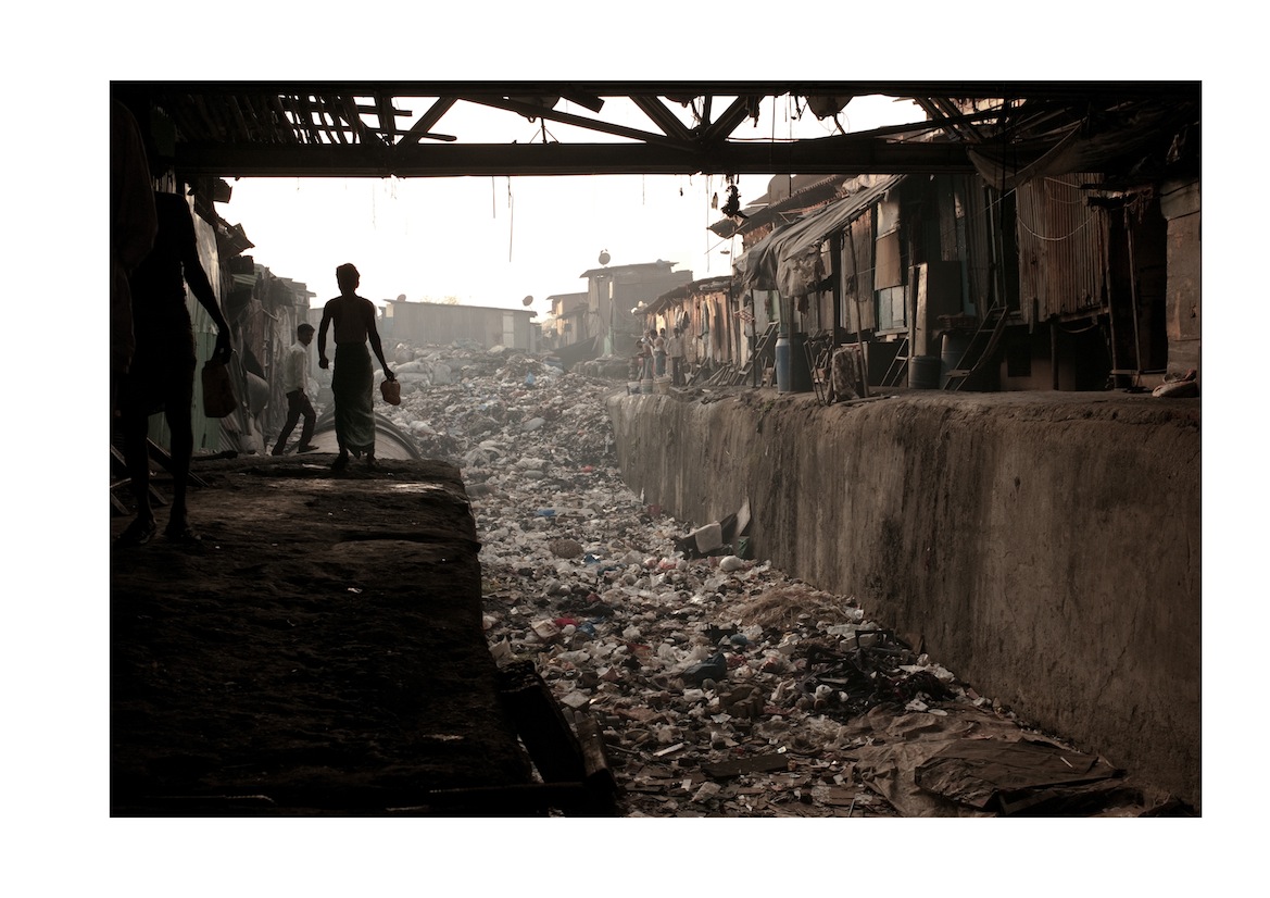 Under a bridge, Dharavi, Mumbai