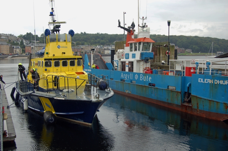 Strathclyde Police Boat and Eilean Dhiura