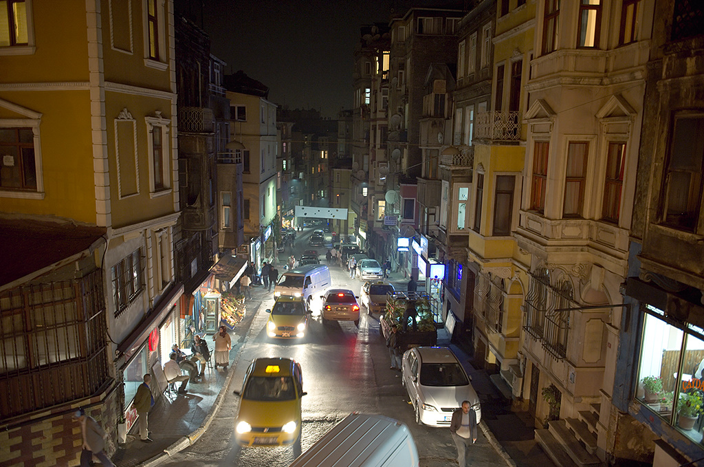 Transit - Taxis at night