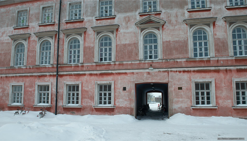 Through the house