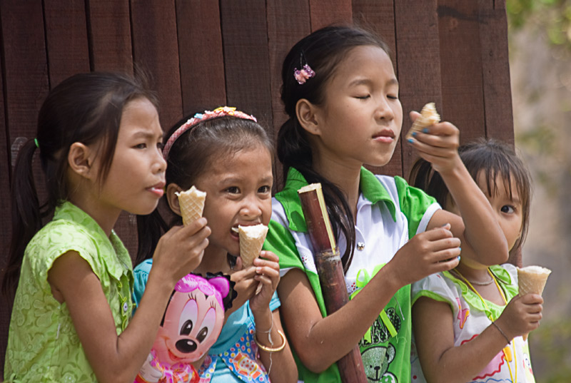 Ice cream girls.