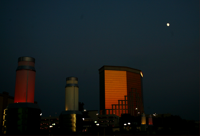sundown moonrise