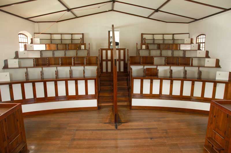 Chapel at Port Arthur - all prisoners isolated from each other