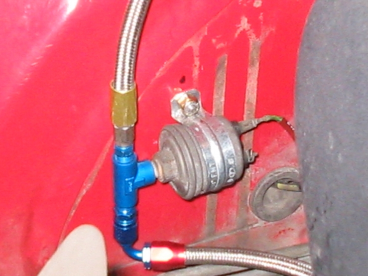 Original oil inlet line (i have a different set up now)