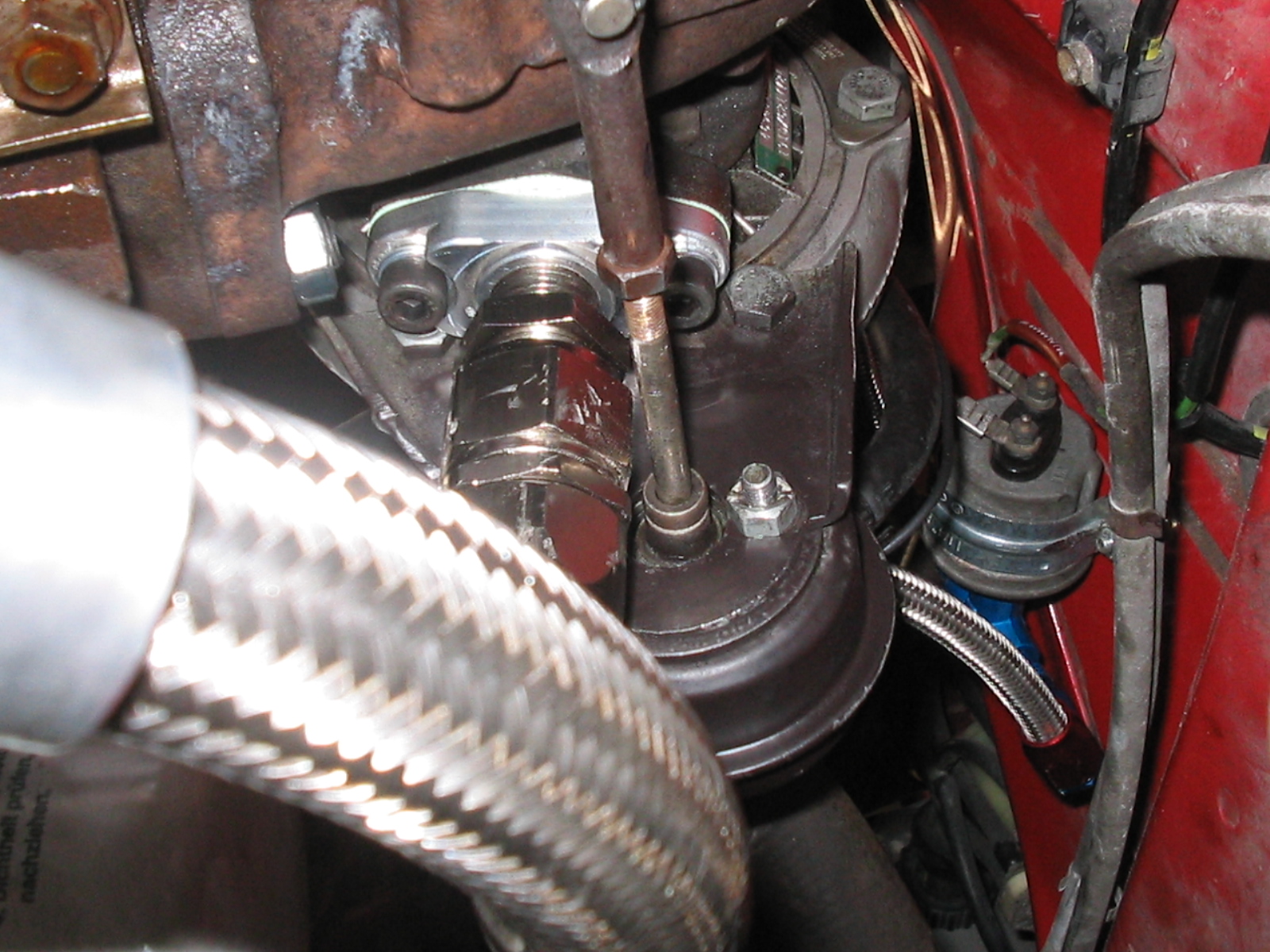 Oil return line