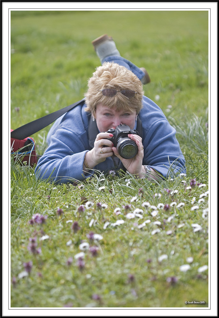 Shooting the daisies!