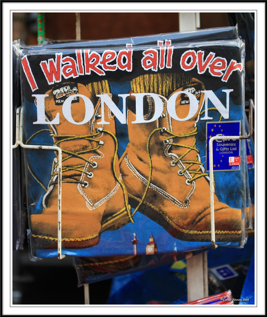 Because we Walked over london!