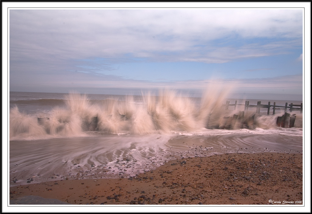 Crashing seas!