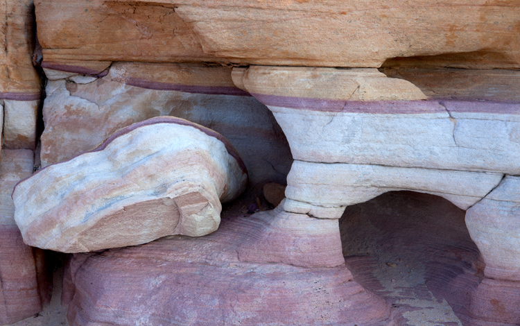 Sandstone detail, Valley of Fire, NV