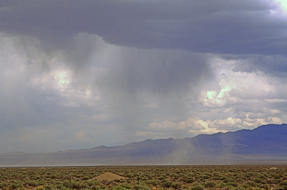 (METE74) Virga and microburst, Pinal County, AZ
