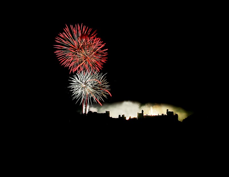 Fireworks at the Castle