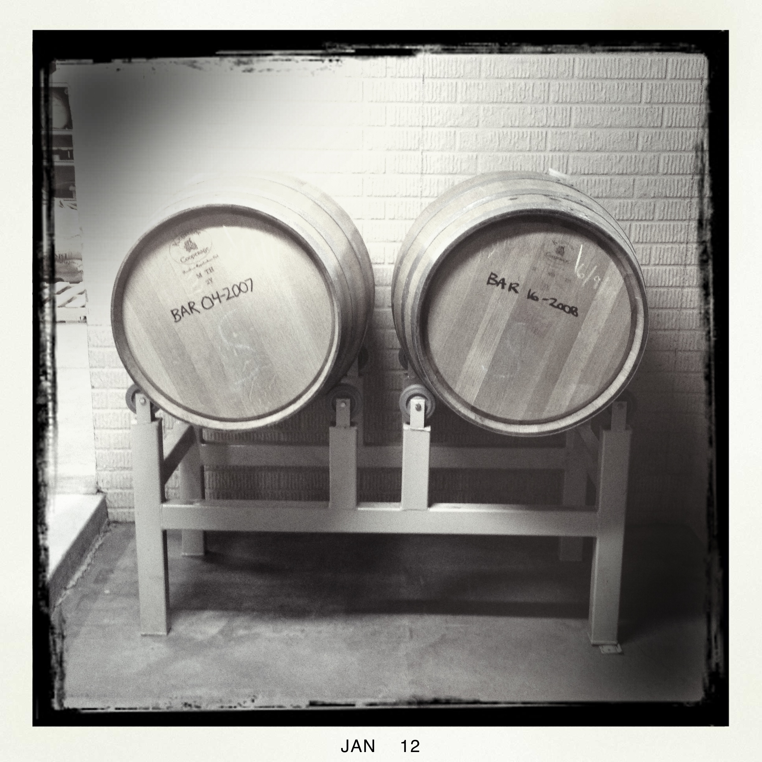 wine barrels