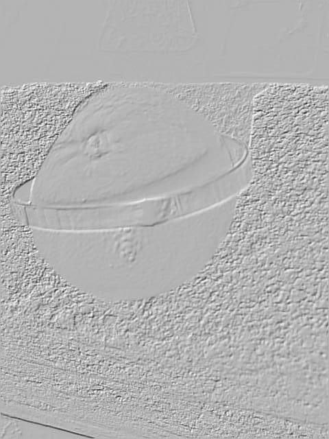 embossed