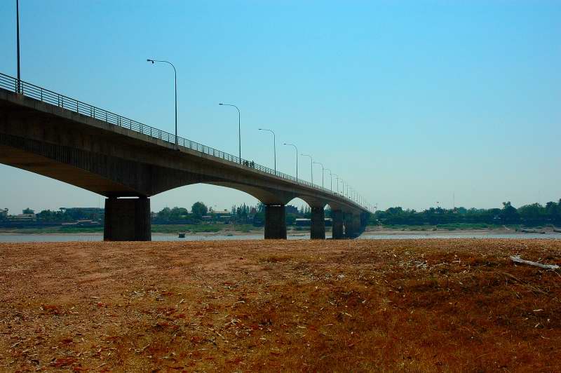Friendship Bridge - Laos overlooking Thailand 2007