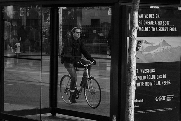 Framed Cyclist