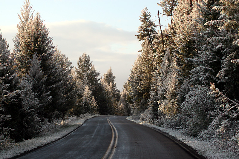 Dusting of snow