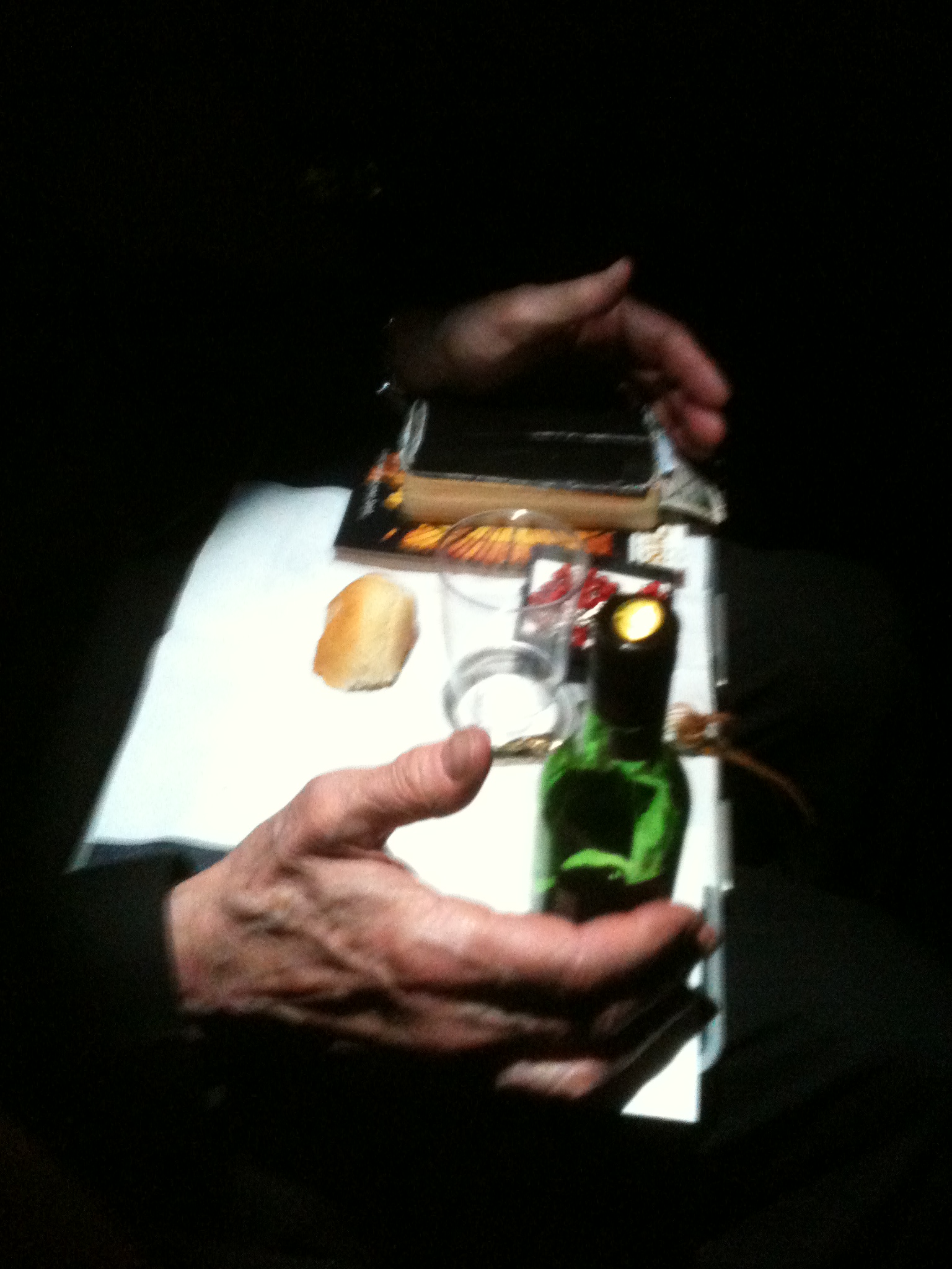 Mass at 40,000 Feet