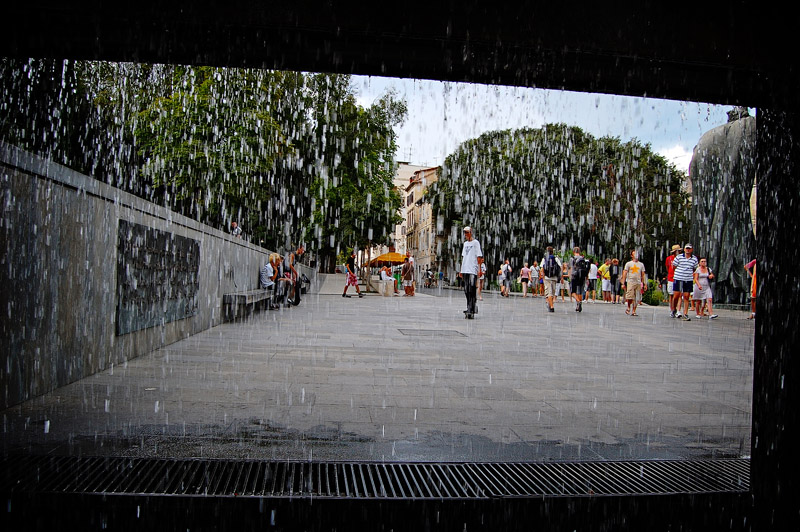 fountain view