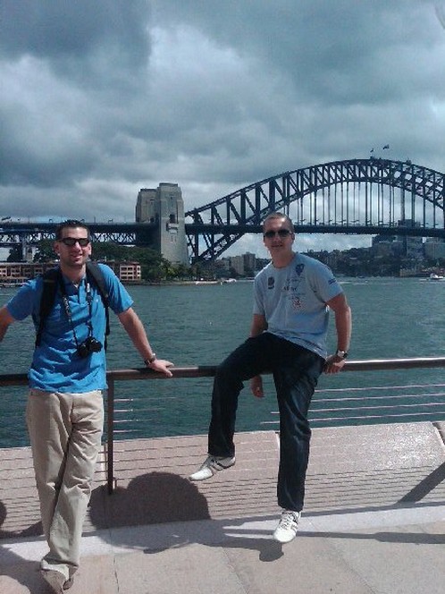 Mike and I in Sydney