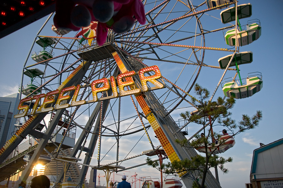 Ferris wheel at the Steel Pier