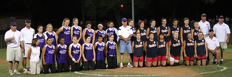 Red Bluff Jr. Softball All-Stars, featuring Sami Jensen