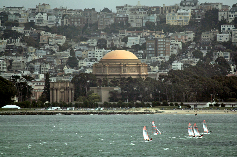 Palace of Fine Arts; regatta