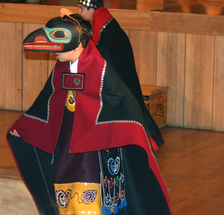Tlingit dance group