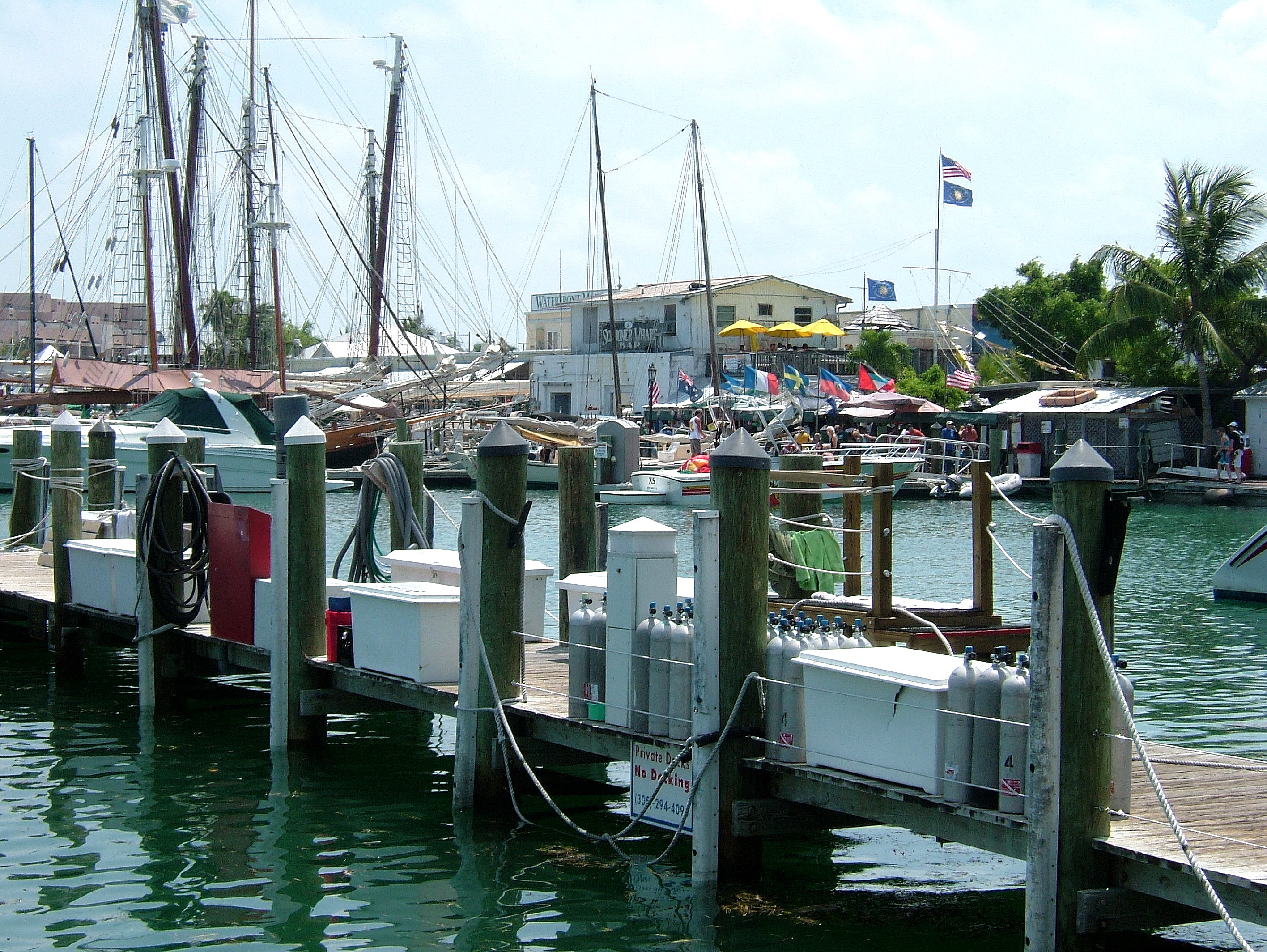 Looking Across To Schooner Wharf Bar