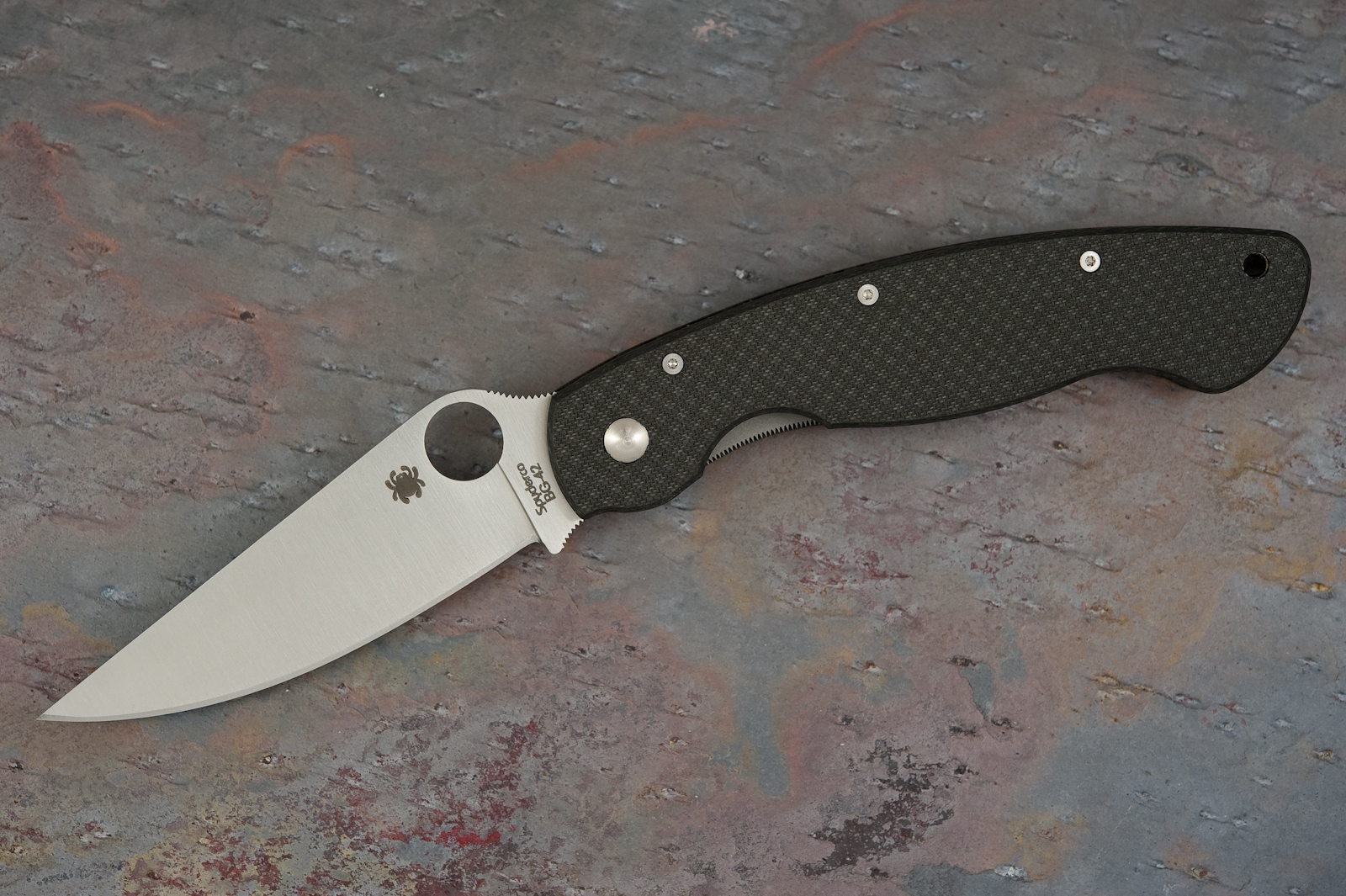 Spyderco Military C36CFBGP (BG-42) front