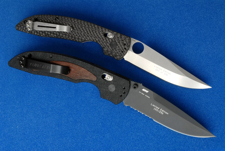 Benchmade 806-701 & 805HSSR back