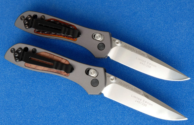 Benchmade 705-03 & 705BW back