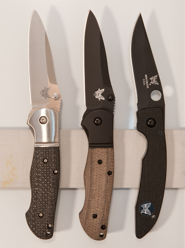 Benchmade 670-501, 670BK-600 proto, 812HS