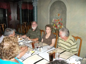 L-R, Jim and Karen Paine New; Larry Waddey