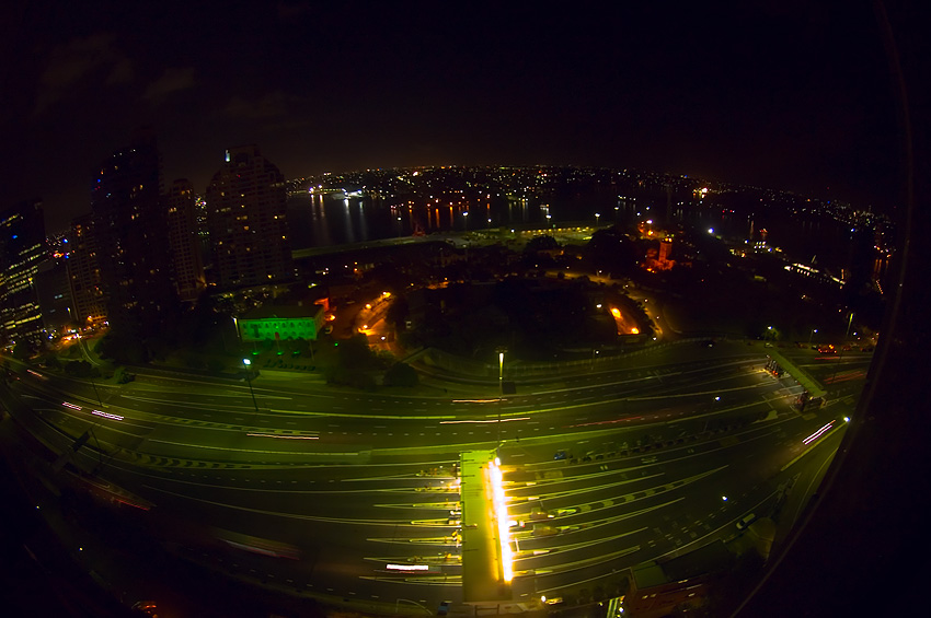 Night View Across Observatory Hill