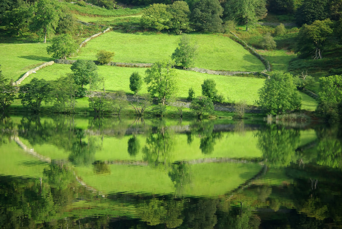 Rydal water reflections