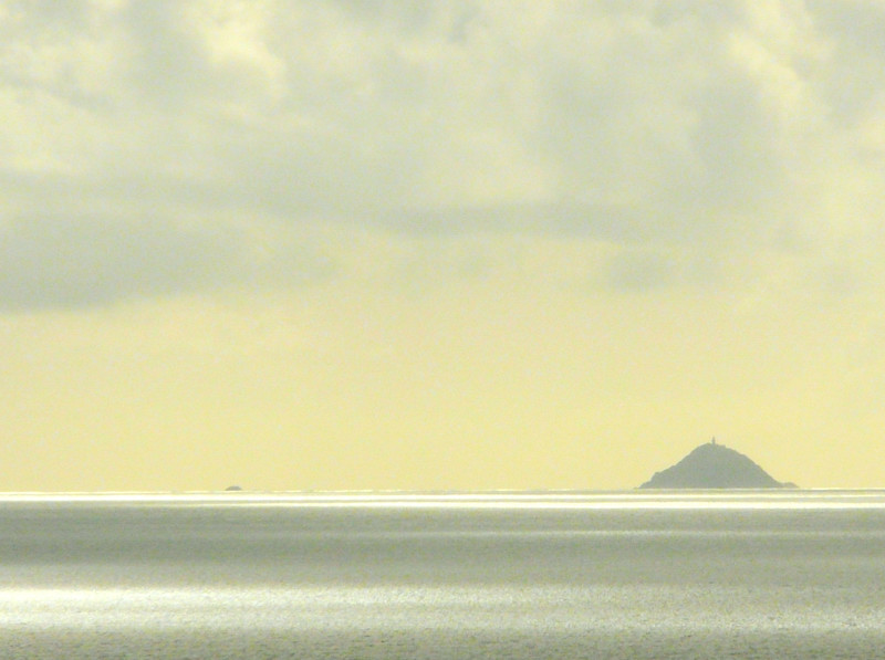 Summer rain on Blacksod Bay