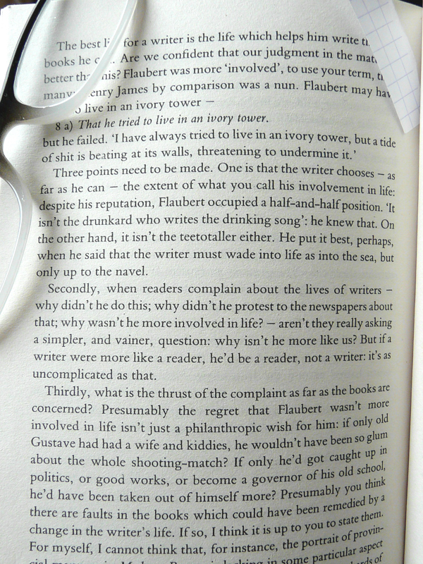 Flaubert's Parrot by Julian Barnes Chapter Ten - Excerpt, p.132